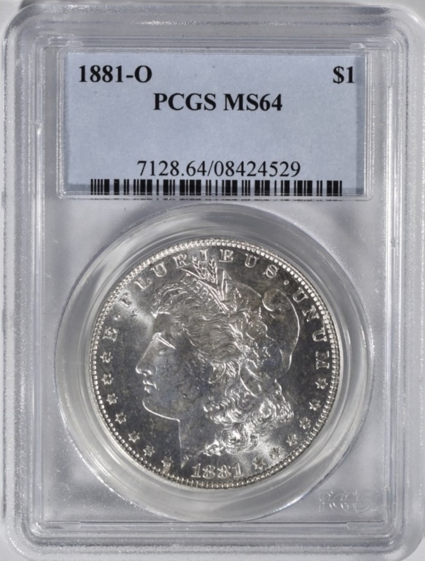 1881-O Morgan Dollar, PCGS MS-64 (1 of 2)