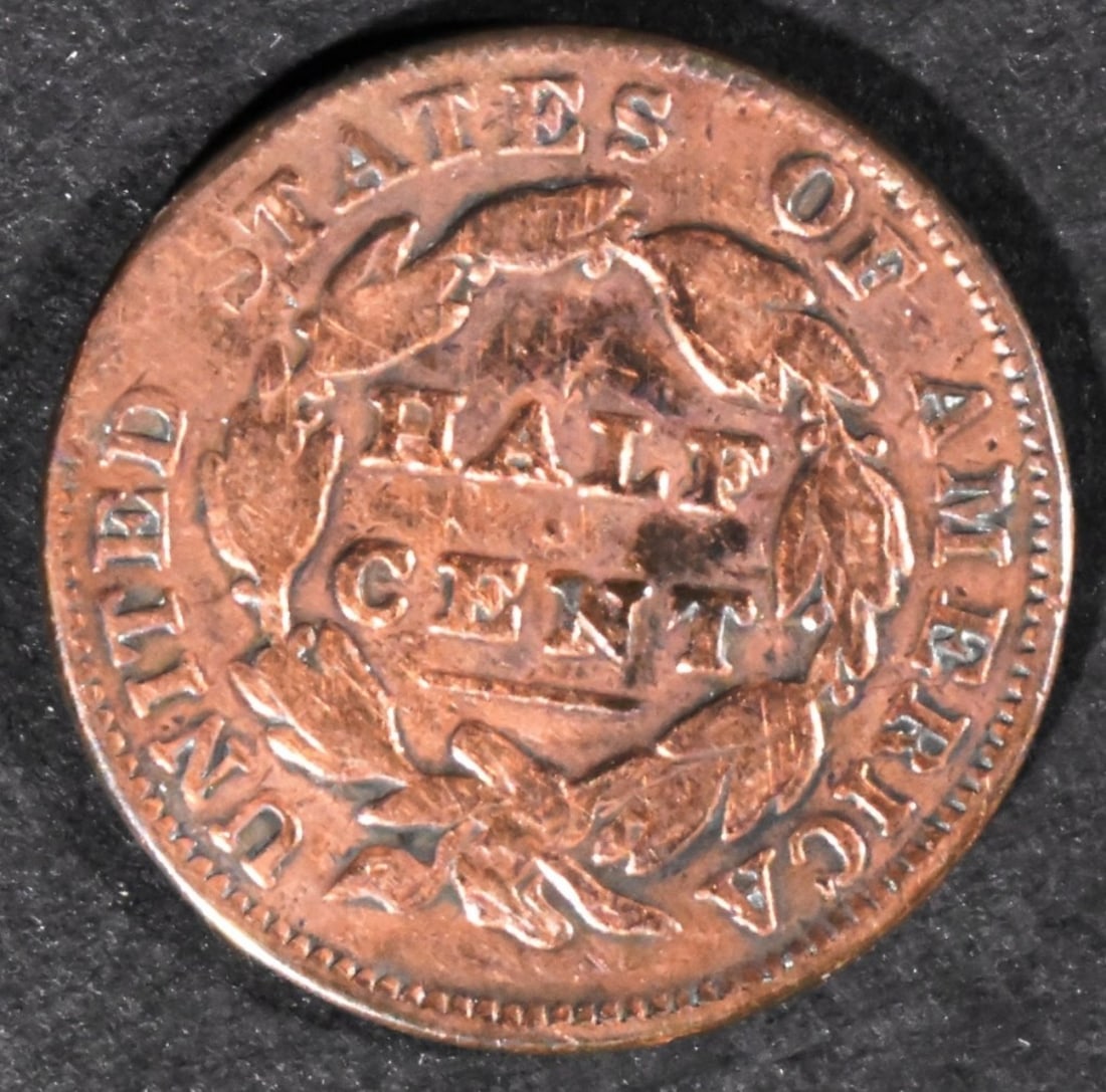 1835 Half Cent - 2