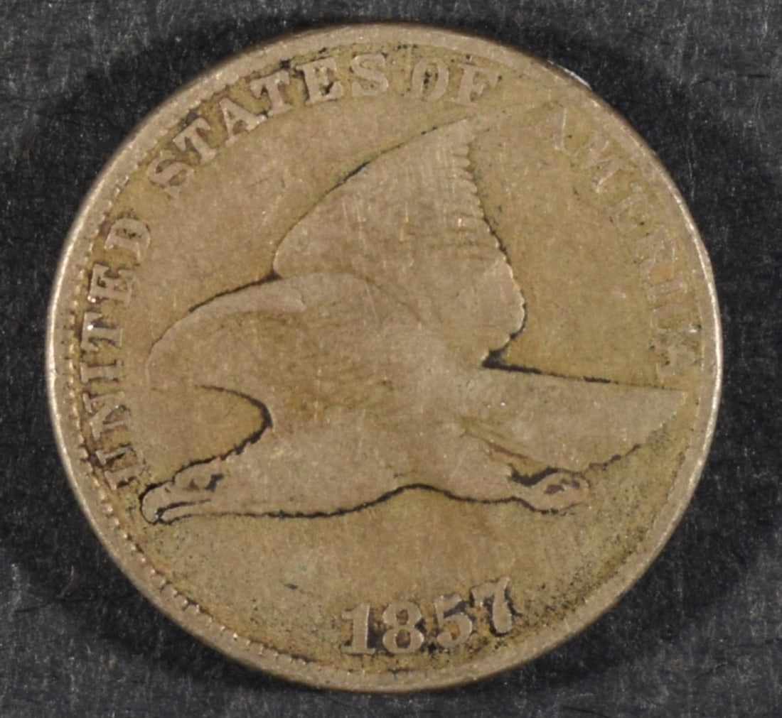 1857 Flying Eagle Cent (1 of 2)