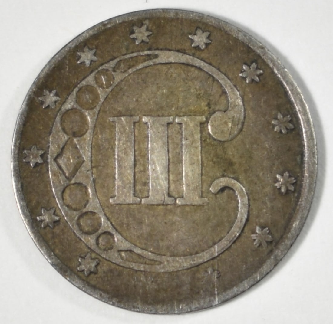 1852 3 Cent Silver - 2