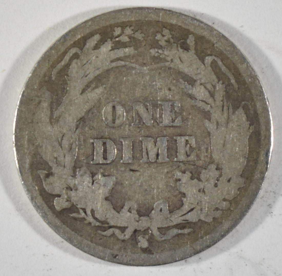1896-S Barber Dime - 2