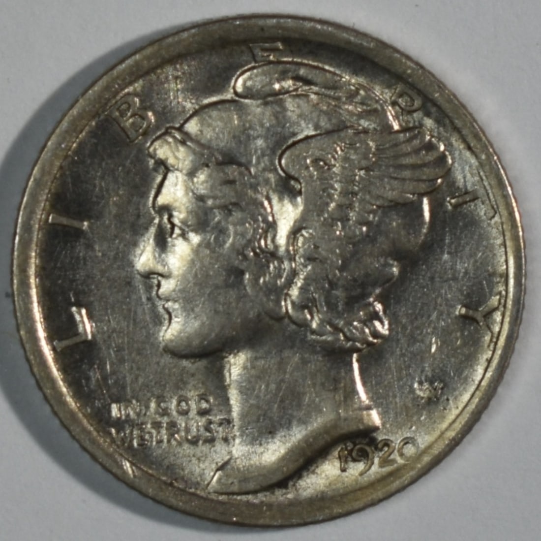 1920 Mercury Dime: Bid live now!