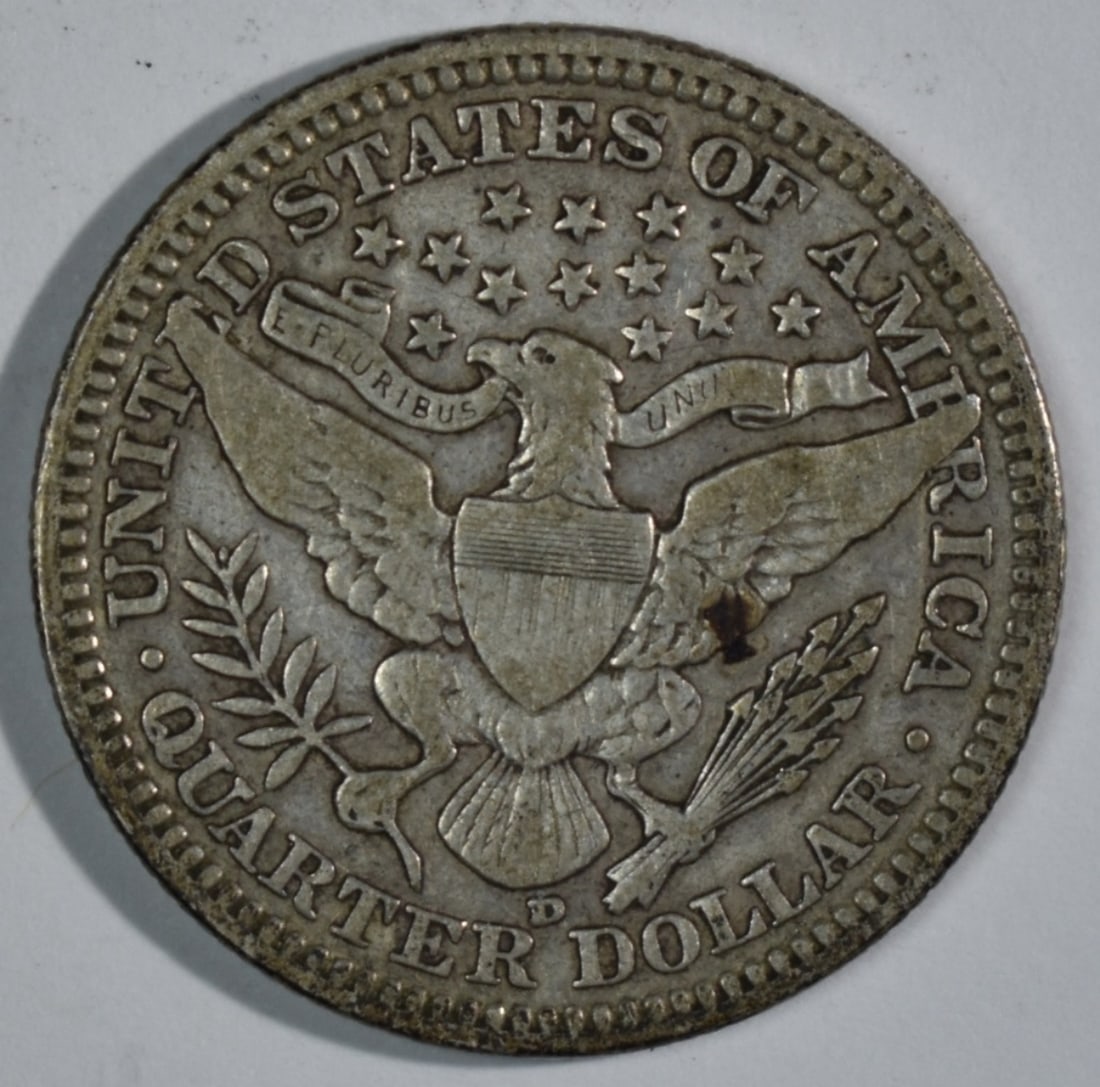 1910-D Barber Quarter - 2
