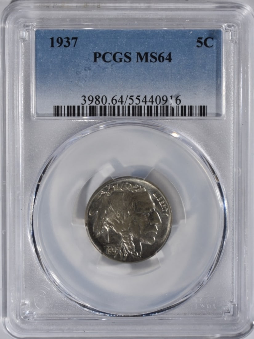 1937 Buffalo Nickel, PCGS MS-64 (1 of 2)