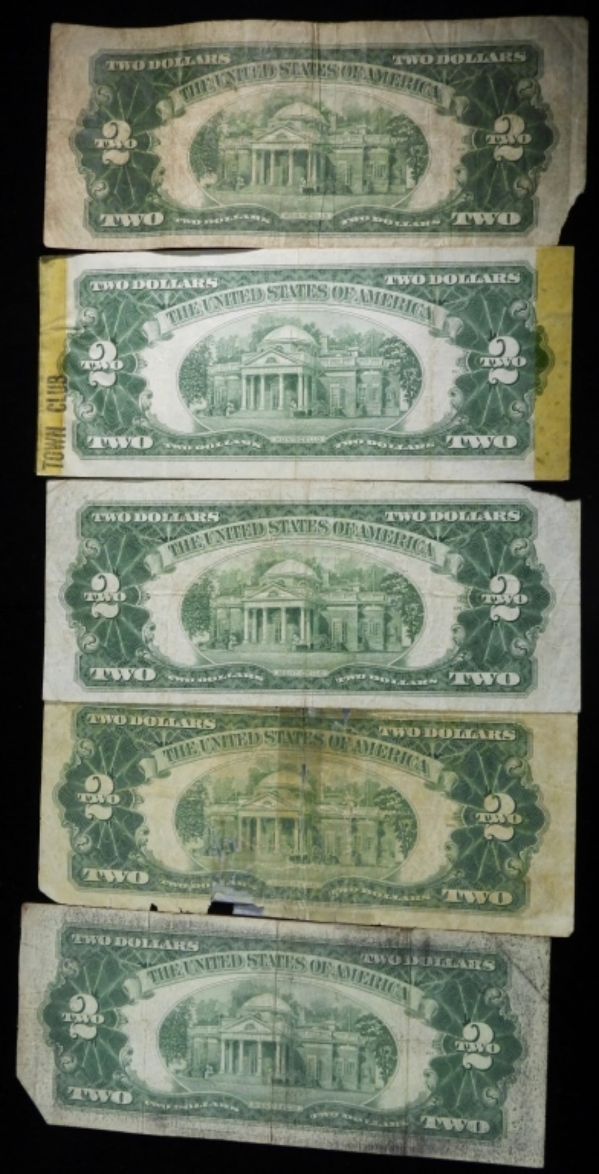 (5) $2 Red Seal Notes - 2