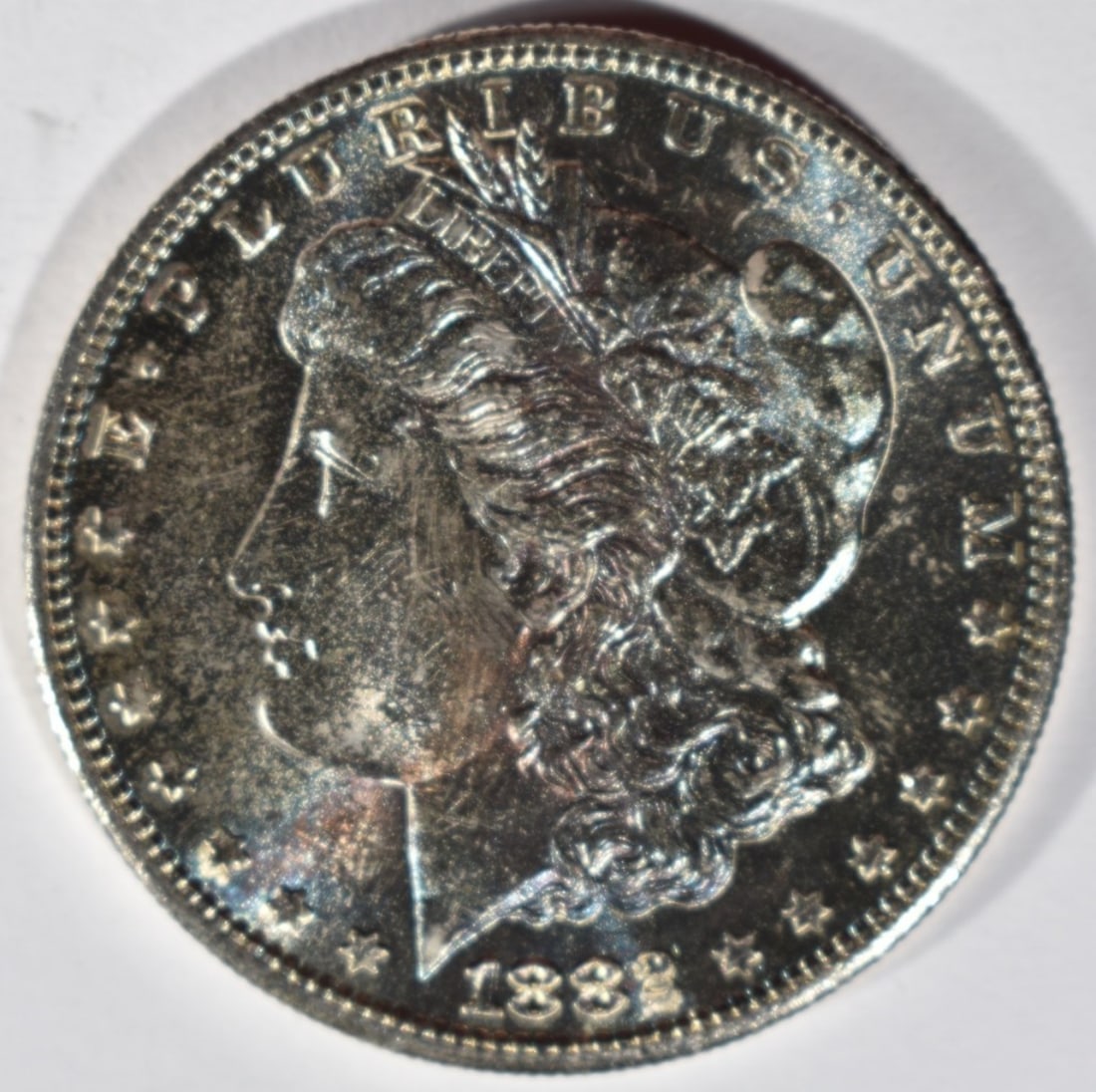 1882-S Morgan Dollar: PRETTY TONES on OBV - NICE COIN