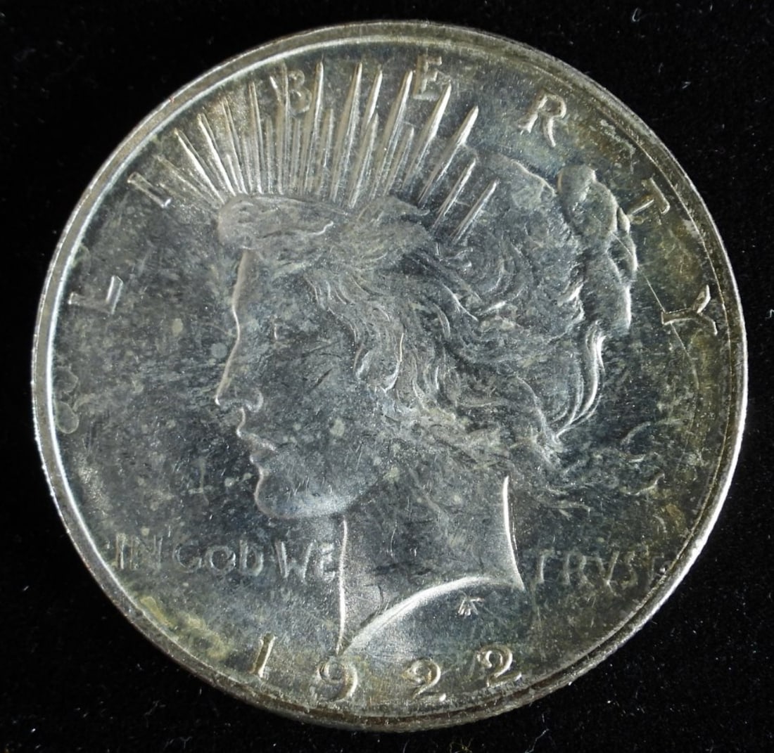 1922-D Peace Dollar: Bid Live Now!