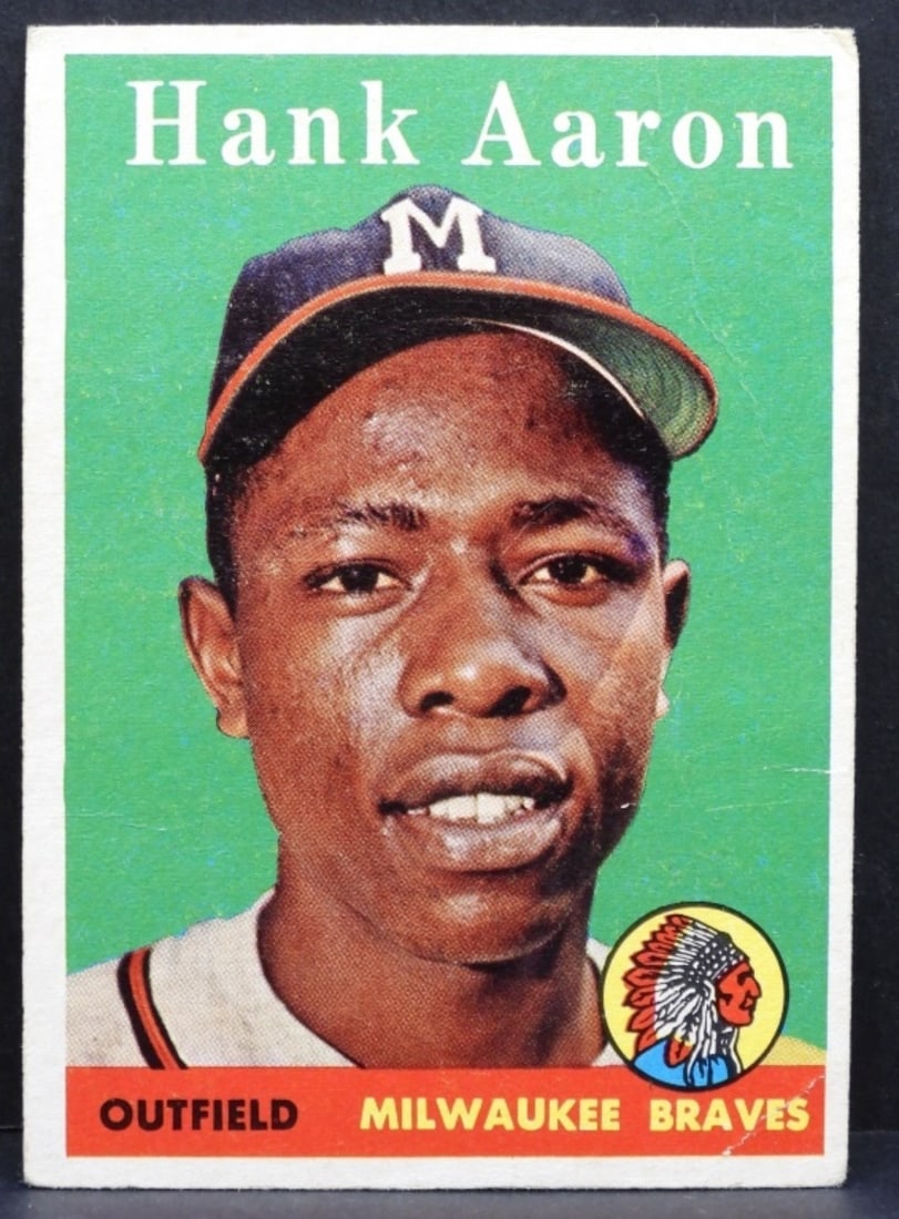 TOPPS Hank Aaron #30 1958 (1 of 2)