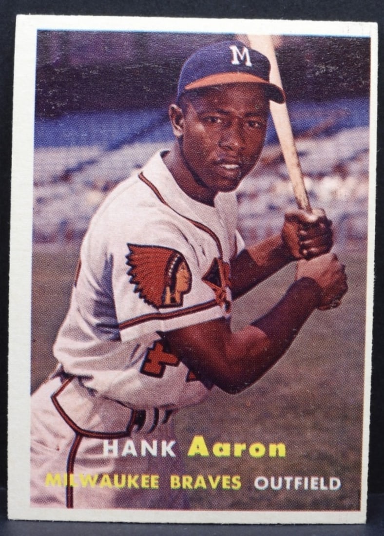 1957 Topps #20 Hank Aaron VG (1 of 2)