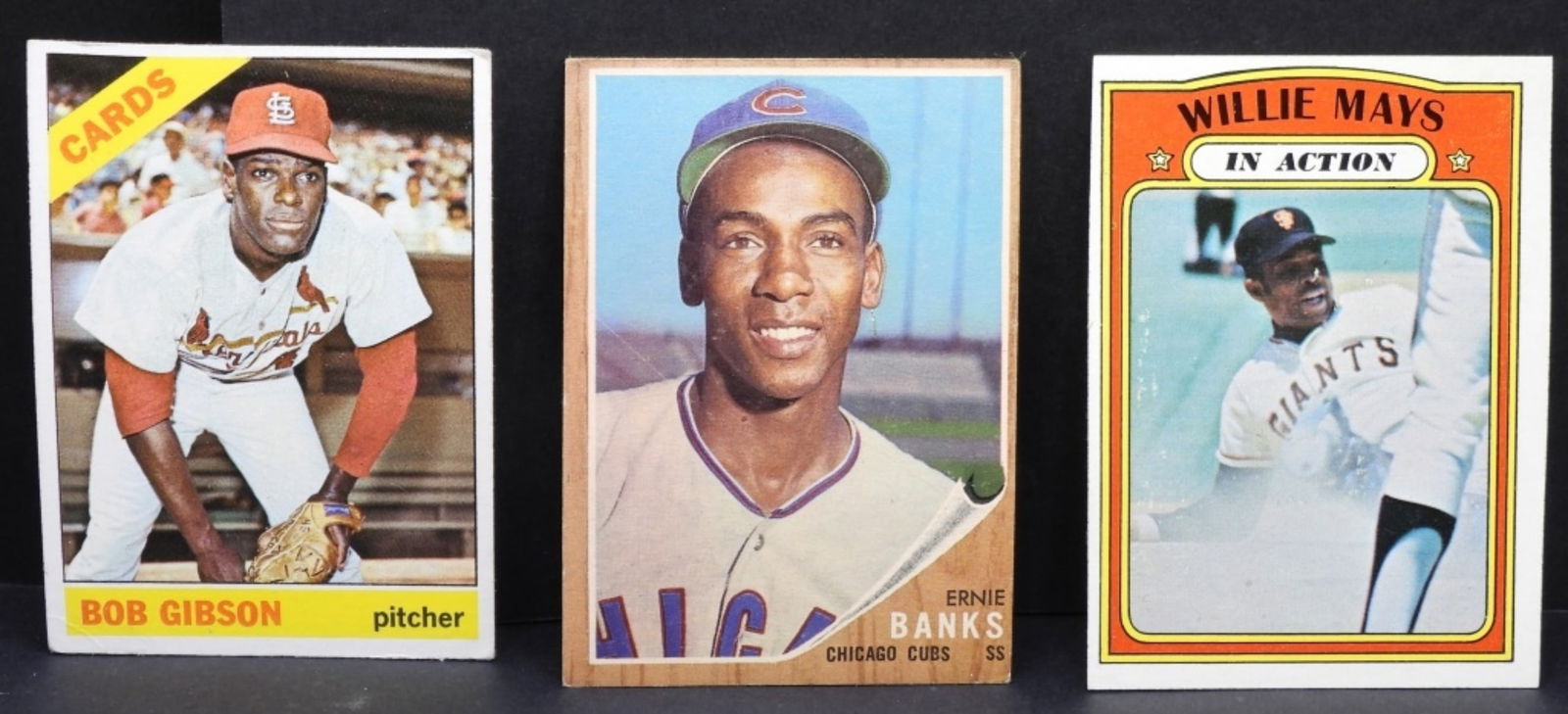 (3) TOPPS Baseball Cards VG (1 of 2)