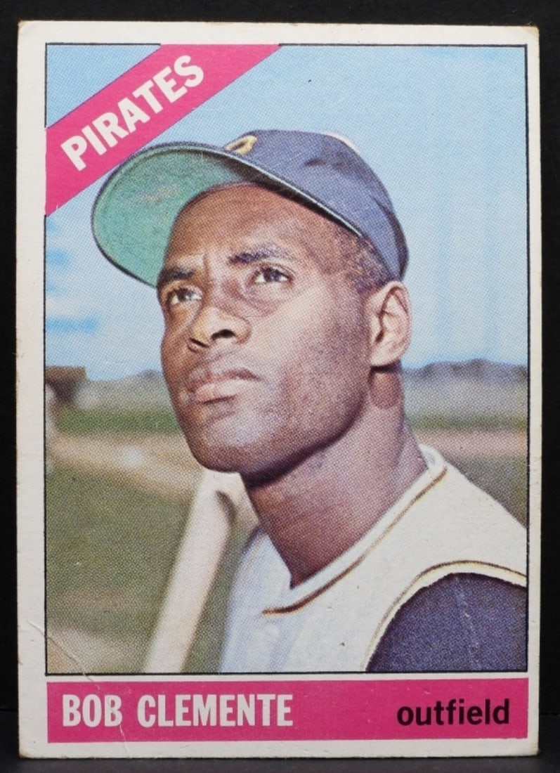 1966 Bob Clemente TOPPS 300 G-VG (1 of 2)
