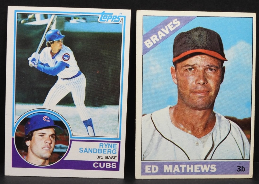 (2) TOPPS Baseball Cards G-VG (1 of 2)