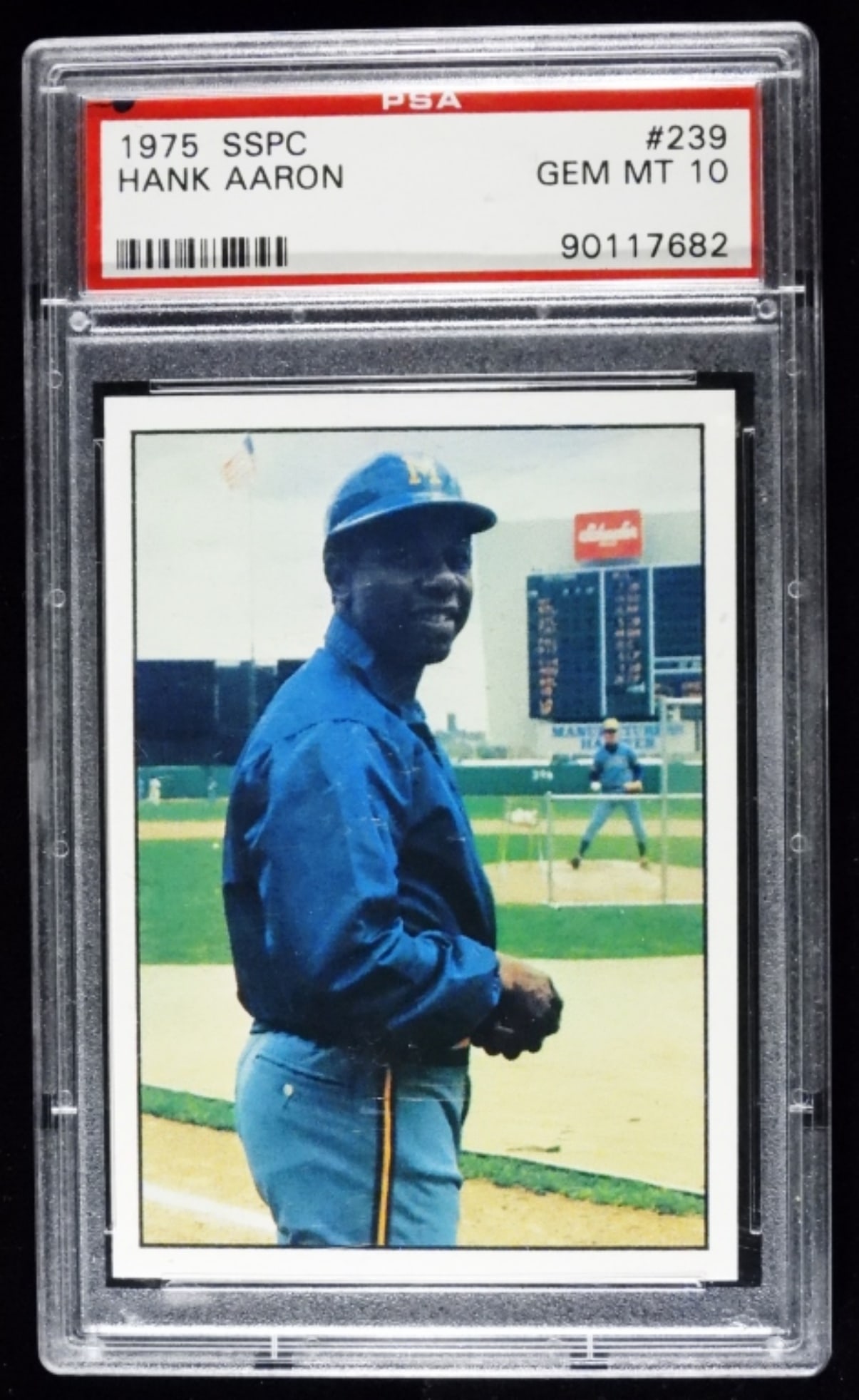 PSA 1975 SSPC Hank Aaron #239 GEM MT 10: 1975 SSPC #239