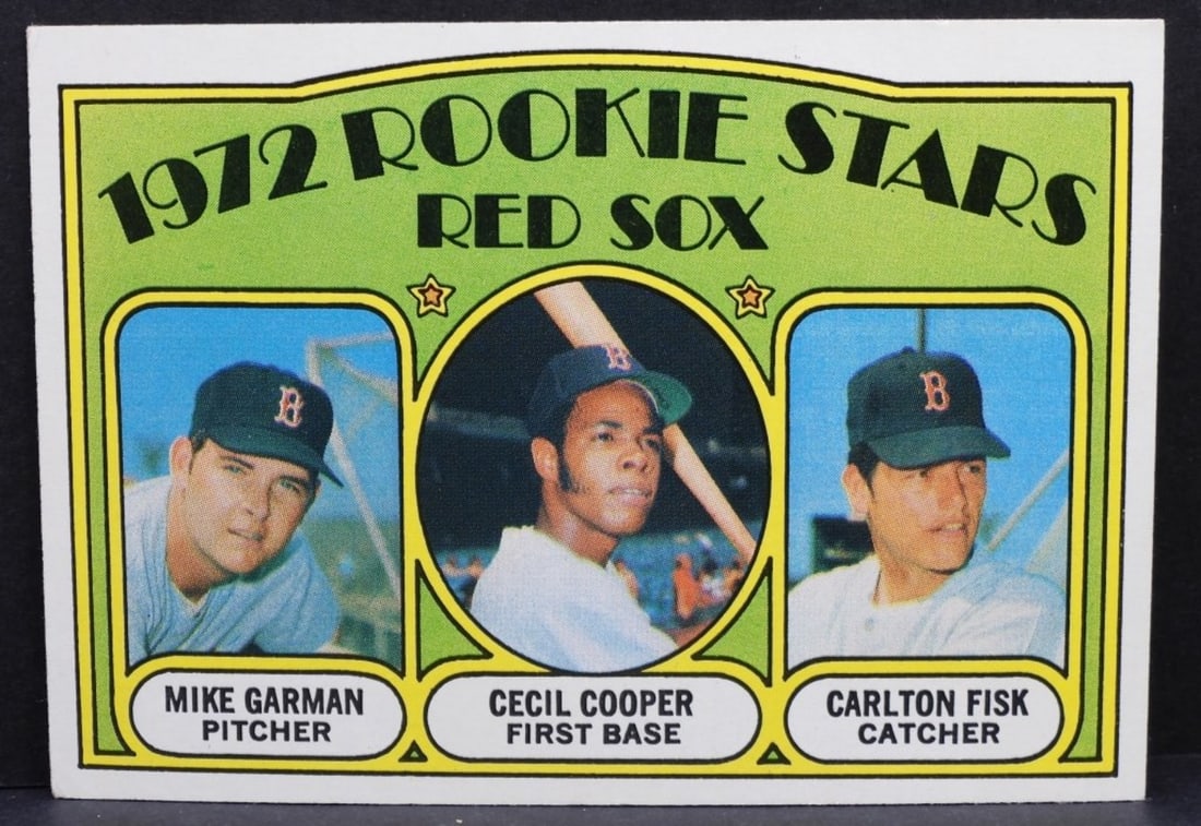 1972 Rookie Stars Red Sox: Crisp corners, however, there seem to be watermarks on the back