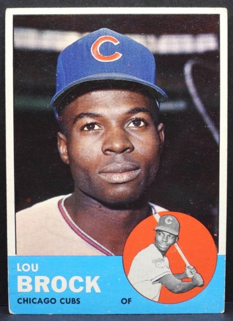 1963 TOPPS #472 Lou Brock G-VG (1 of 2)