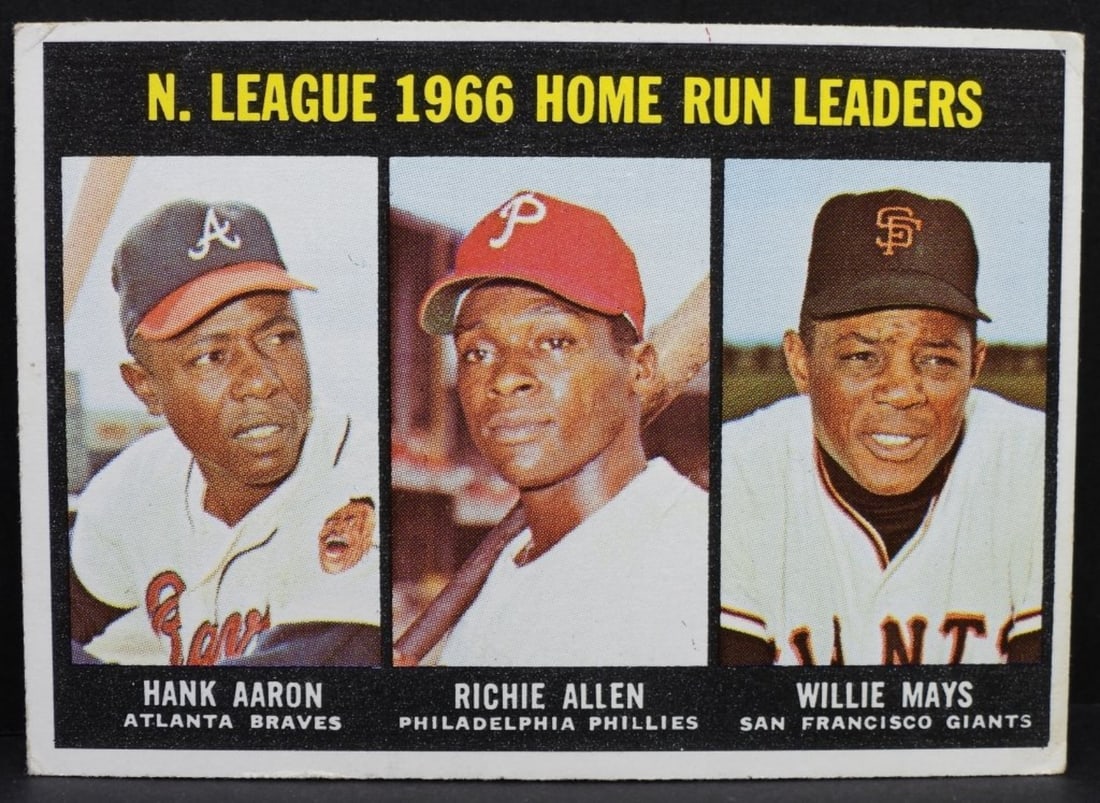 TOPPS #244 1966 Home Run Leaders (1 of 2)