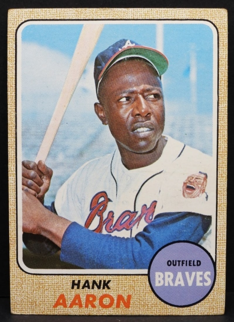 Hank Aaron TOPPS #110 Card (1 of 2)