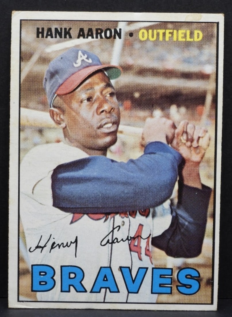 Hank Aaron #250 TOPPS Card (1 of 2)