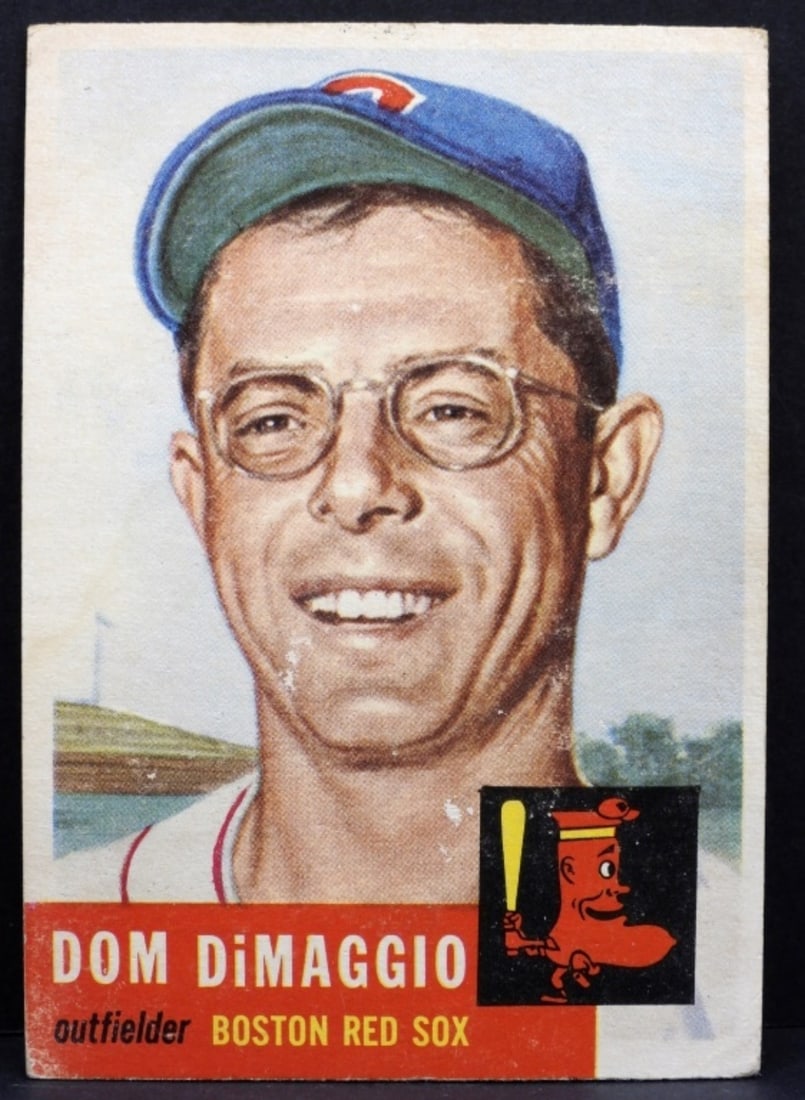 Dom DiMaggio TOPPS #149 Card: Corners are rounded, no creases fair condition