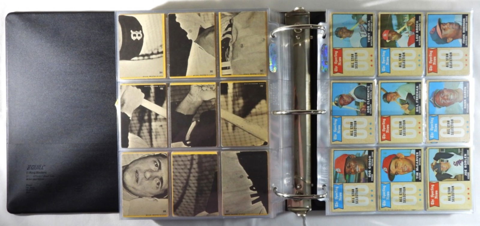 1968 Near Set Of Cards Poor-VG: Binder full! Missing Mickey Mantle and Nolan Ryan