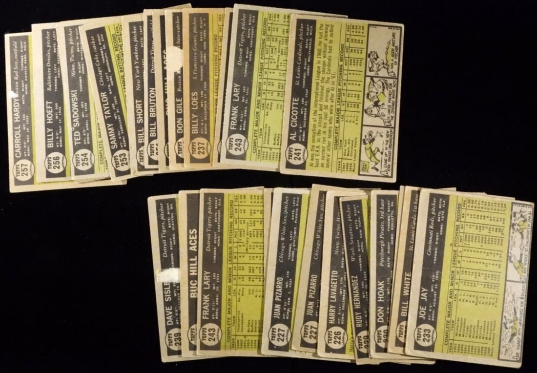 (27) Various Baseball Cards - 2