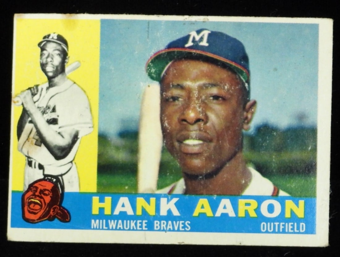 Hank Aaron TOPPS #300 Card (1 of 2)