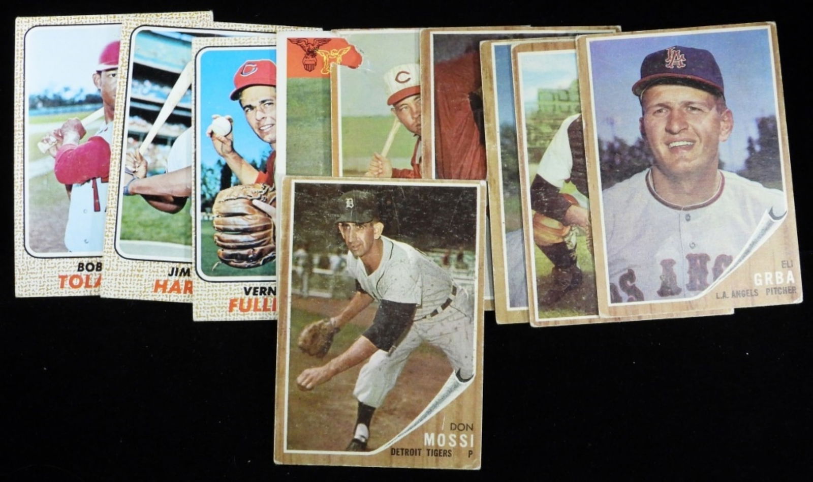 Mystery Baseball Cards (10): Various conditions, no duplicates