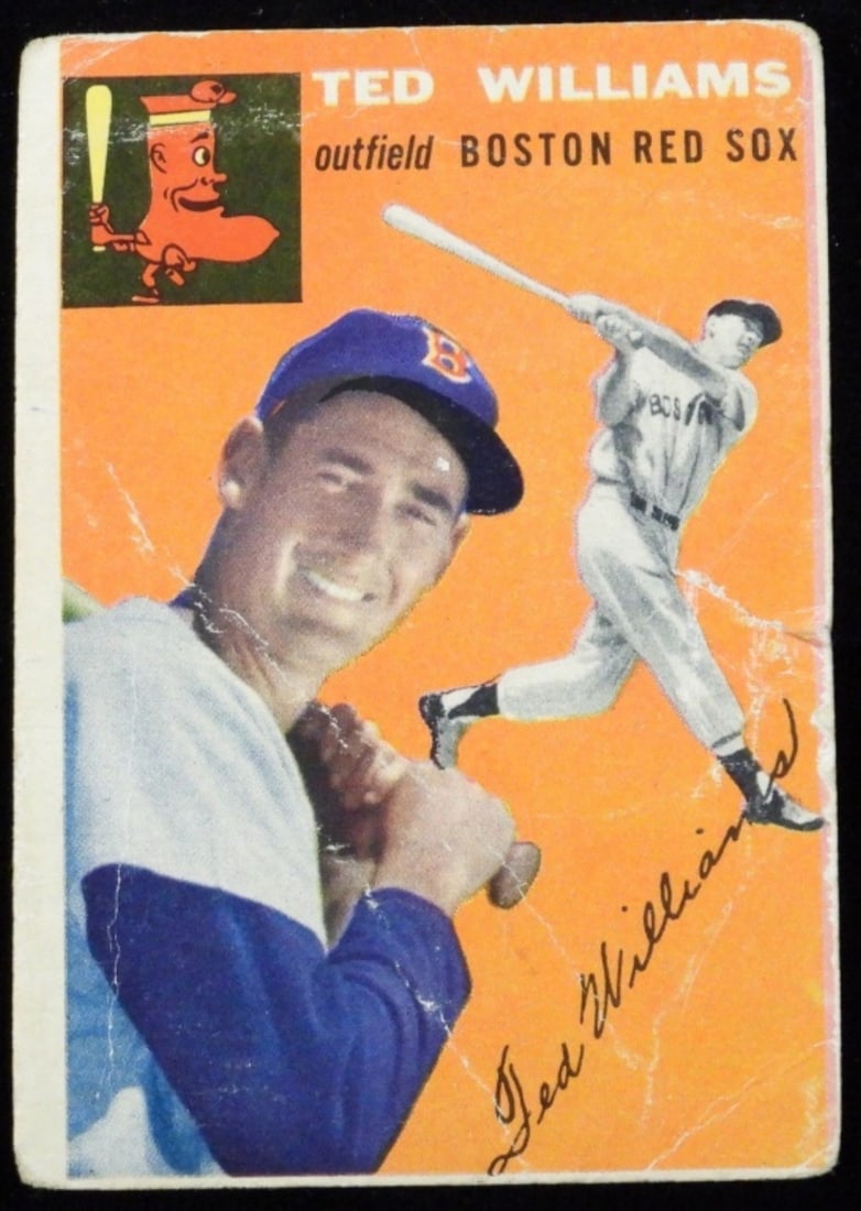 Ted Williams TOPPS #1 Card (1 of 2)