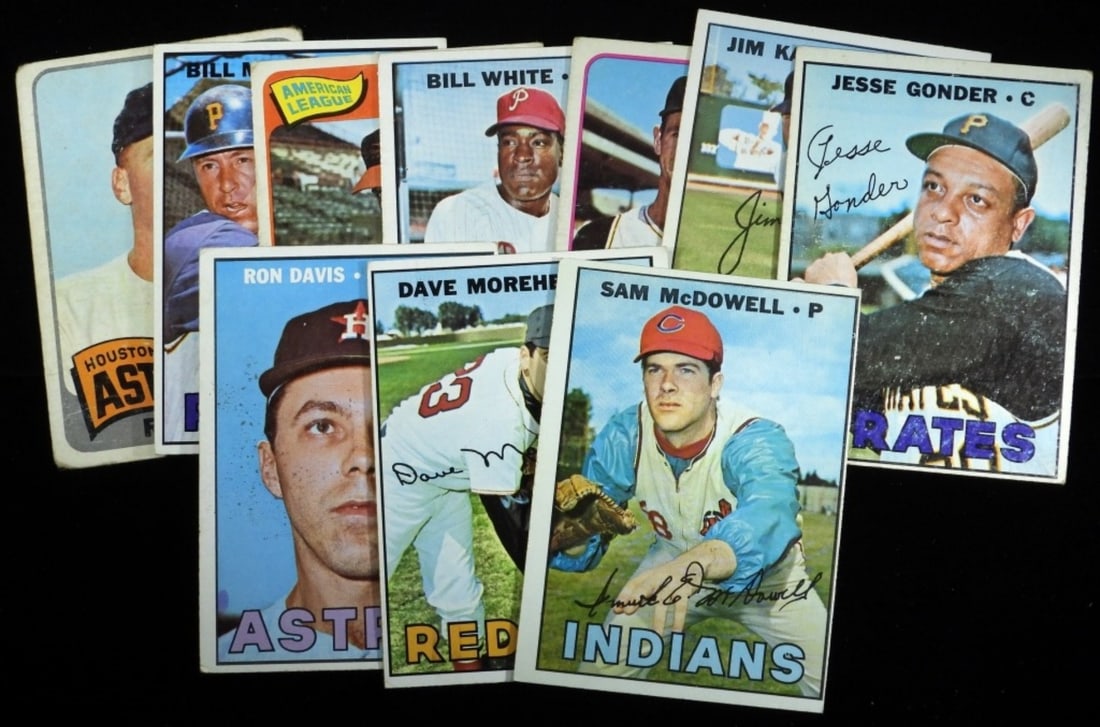 (10) Mystery TOPPS Baseball Cards: Various conditions. Get yours now!