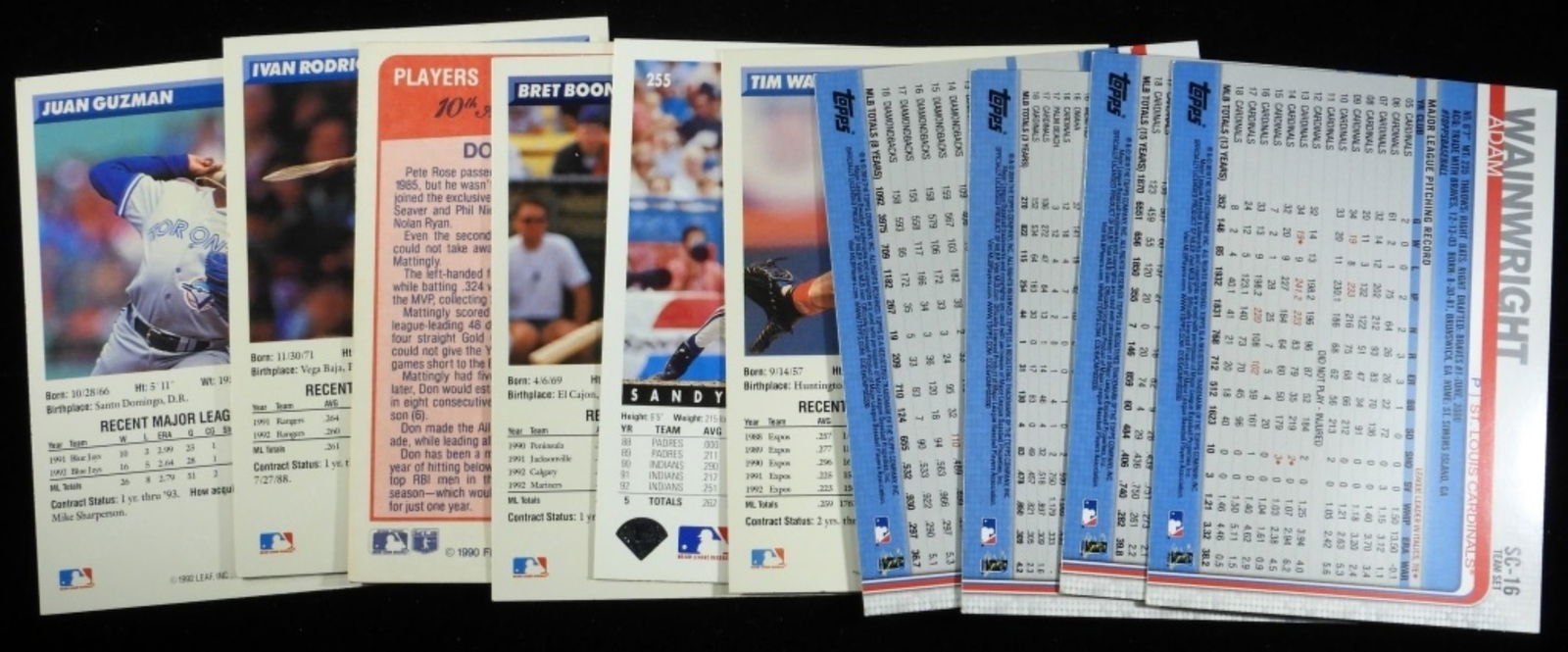 (10) Baseball Cards - 2