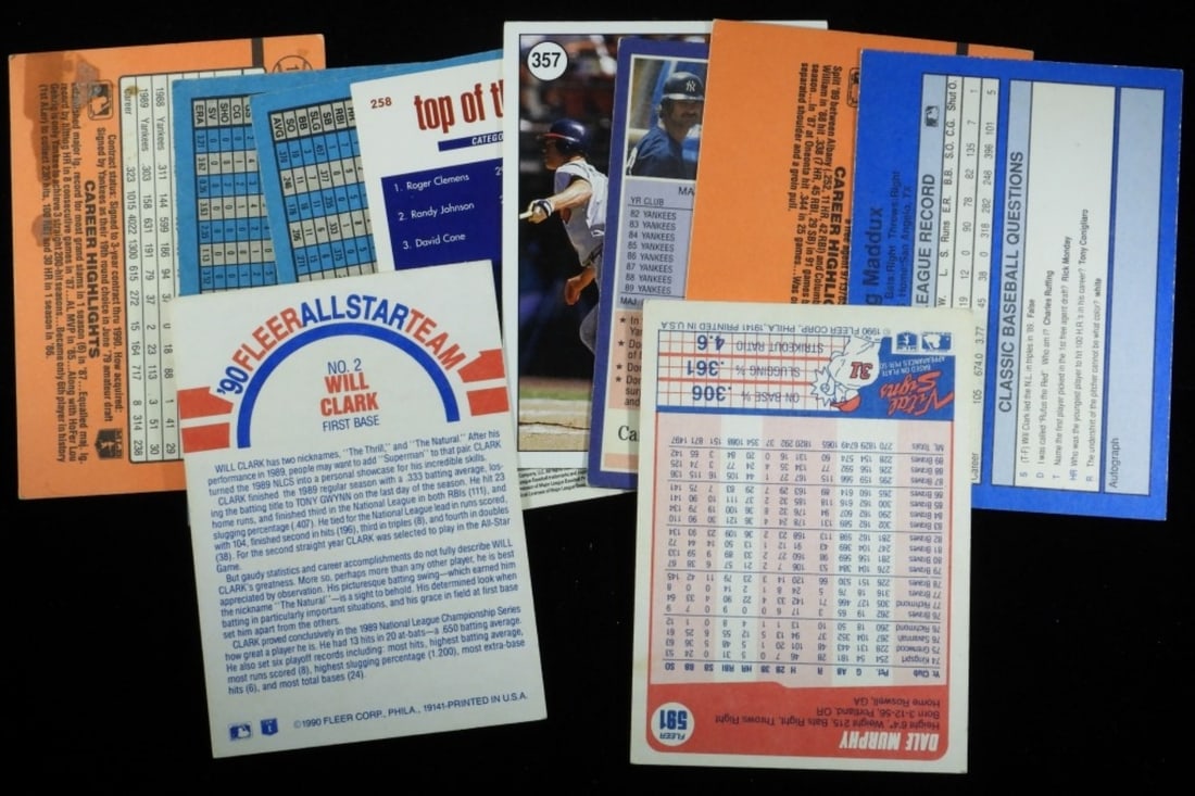 Baseball Cards (10) - 2