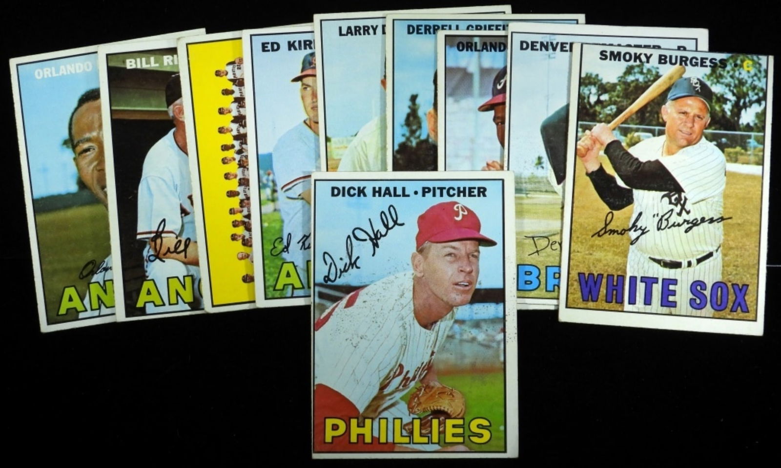 Variety Of 1967 TOPPS Baseball Cards (1 of 2)