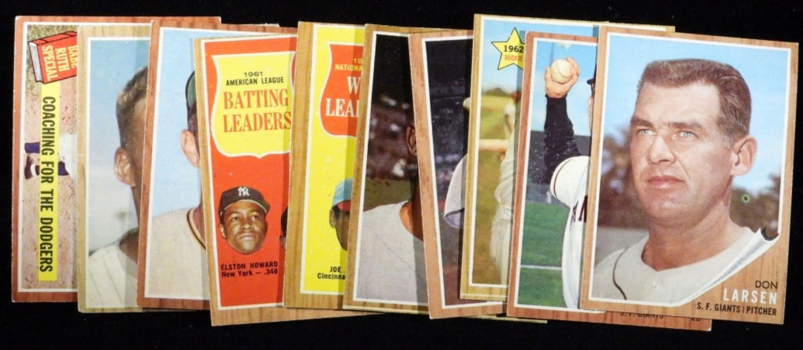 Variety Of (10) TOPPS Baseball Cards: Various conditions, no duplicates. Including Al Schroll, Bobby Shantz, Don Taussig and more.