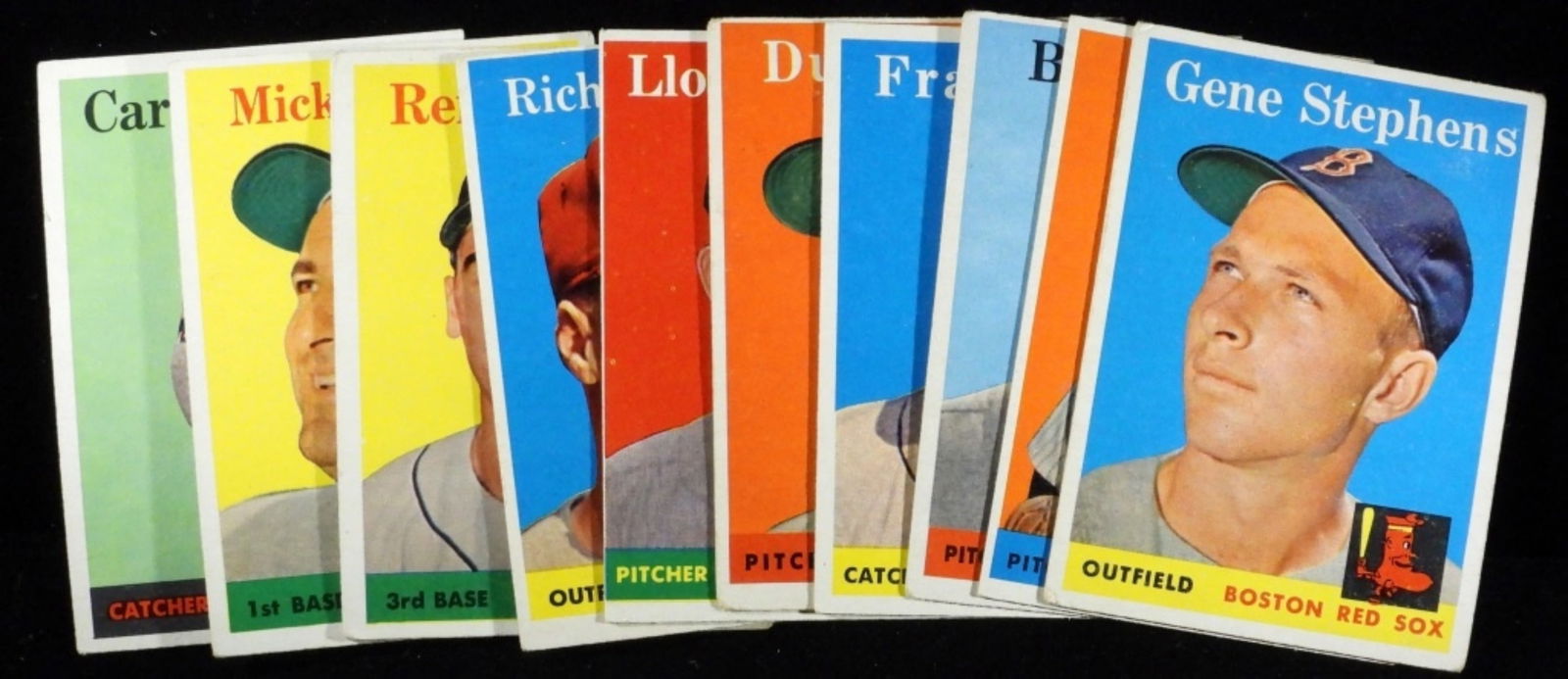 1958 TOPPS Baseball Cards (10) (1 of 2)