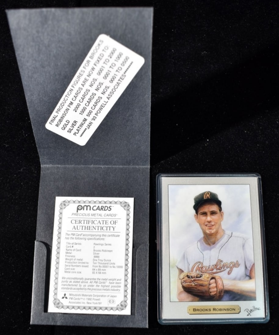 1oz .999 Silver Rawlings #2 Brooks Robinson (1 of 4)