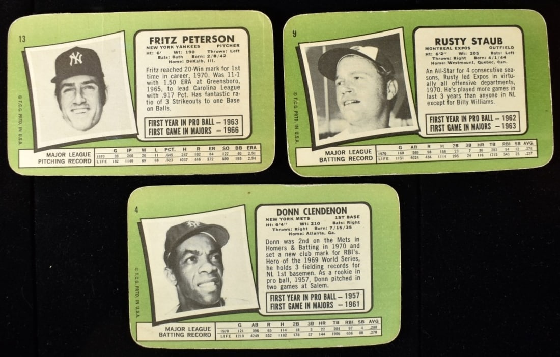 (3) TOPPS Baseball Cards - 2