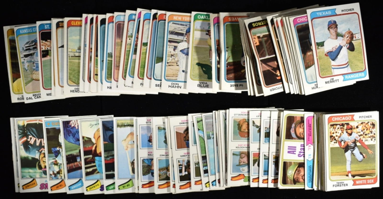 (85) Mixed Lot Of Baseball Cards 1970s (1 of 2)