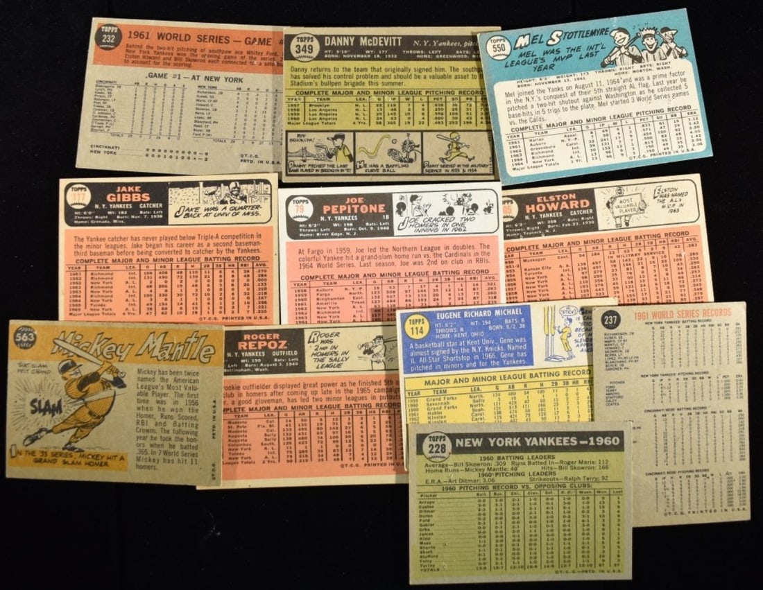1960s Baseball Cards - 2