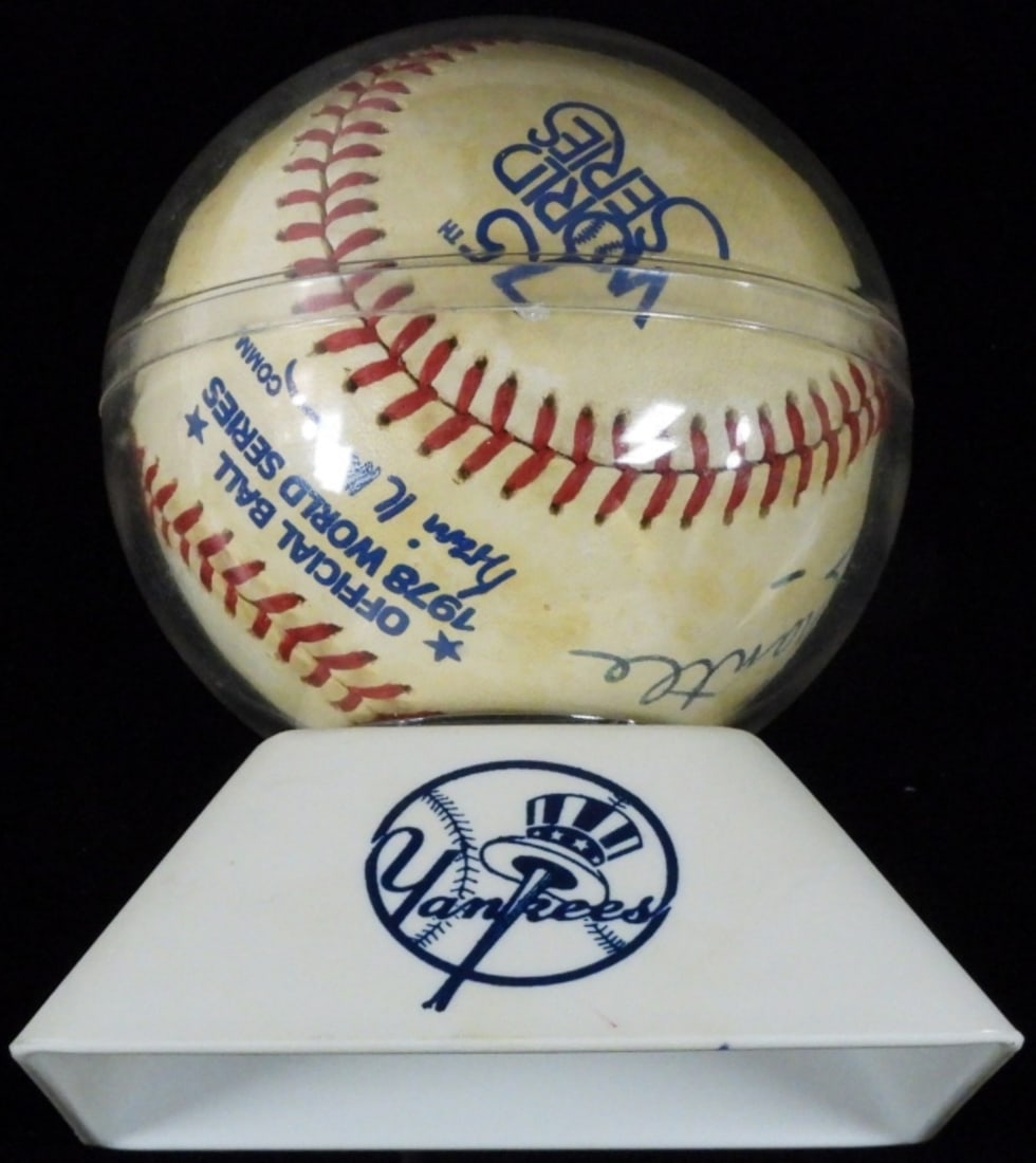 Mickey Mantle Signed Baseball - 2