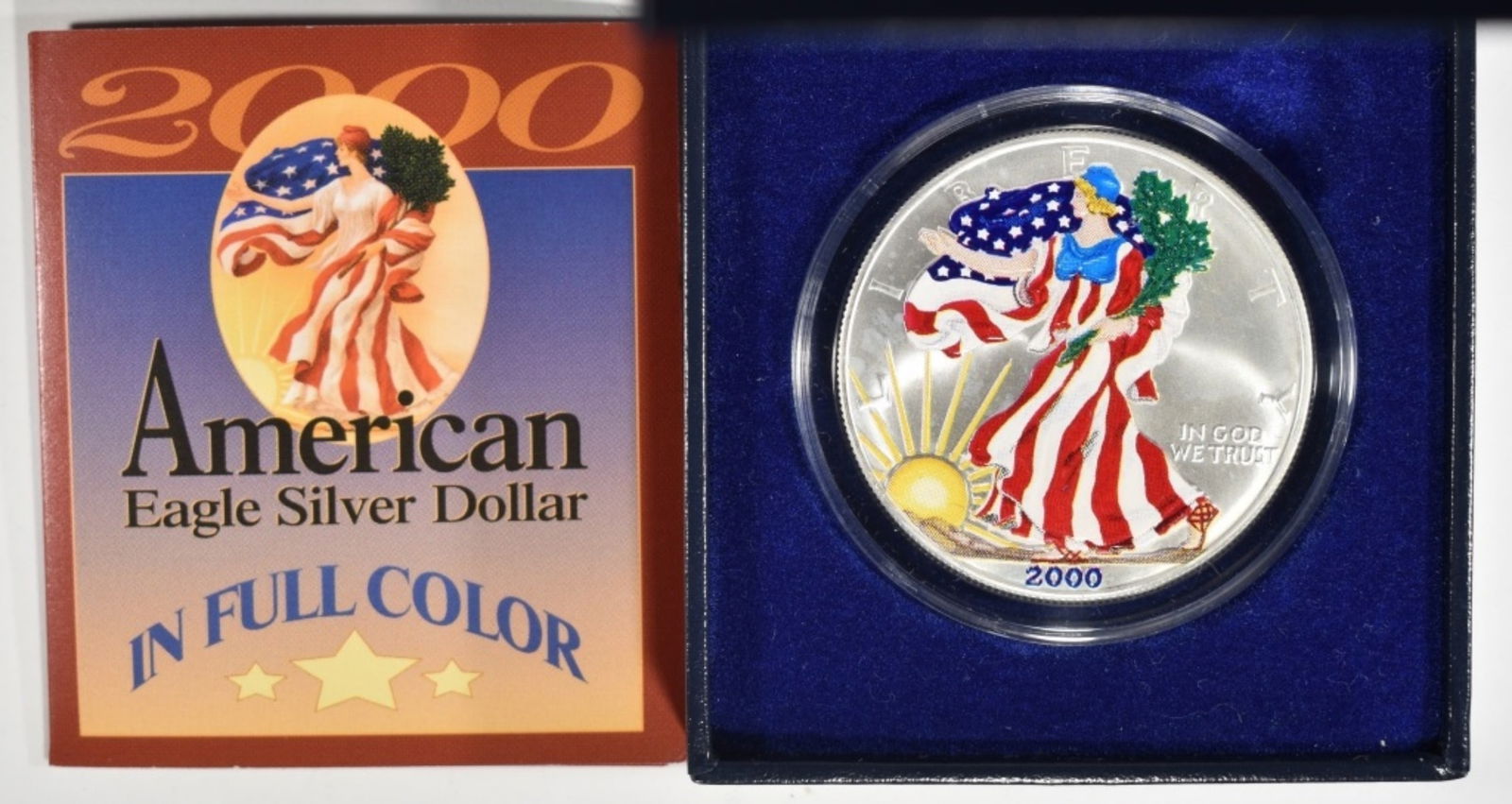 2000 Colorized Am Silver Eagle (1 of 1)