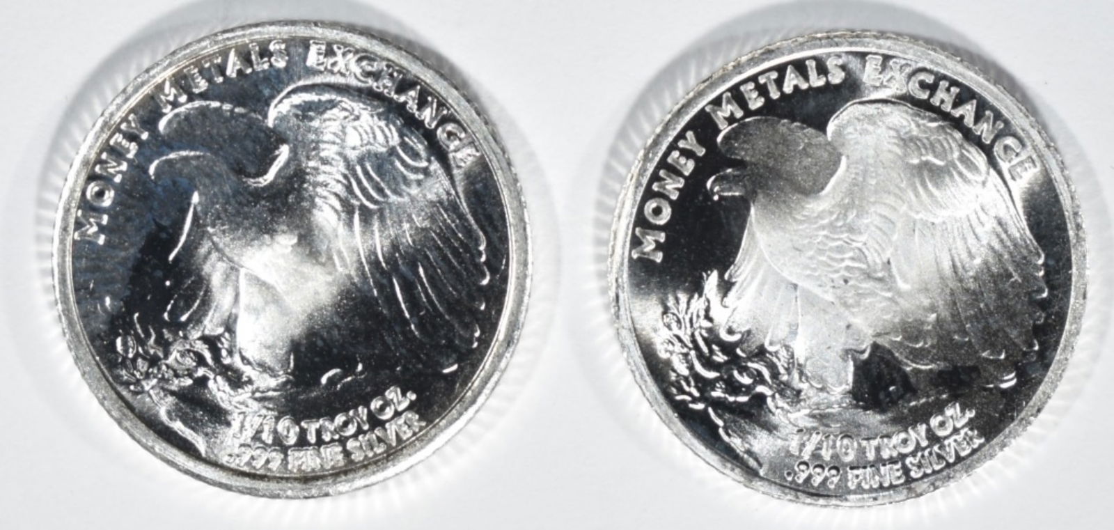 (2) 1/10oz Silver Eagles - 2