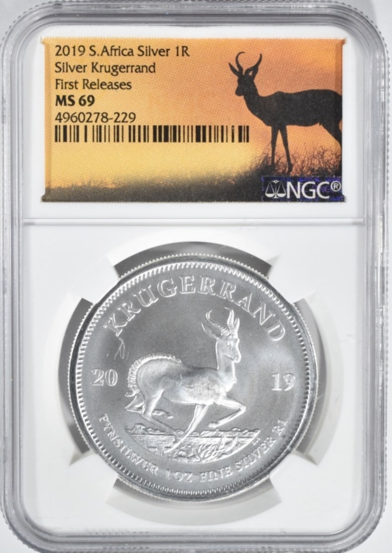 2019 Silver Krugerrand, NGC MS-69: First Releases