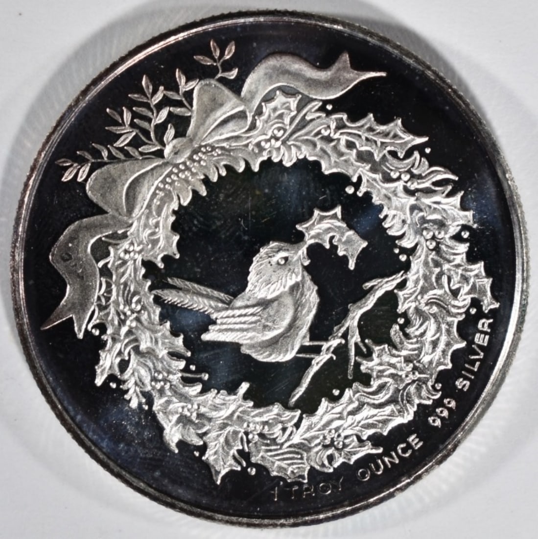 1990 Christmas Silver Round - 2