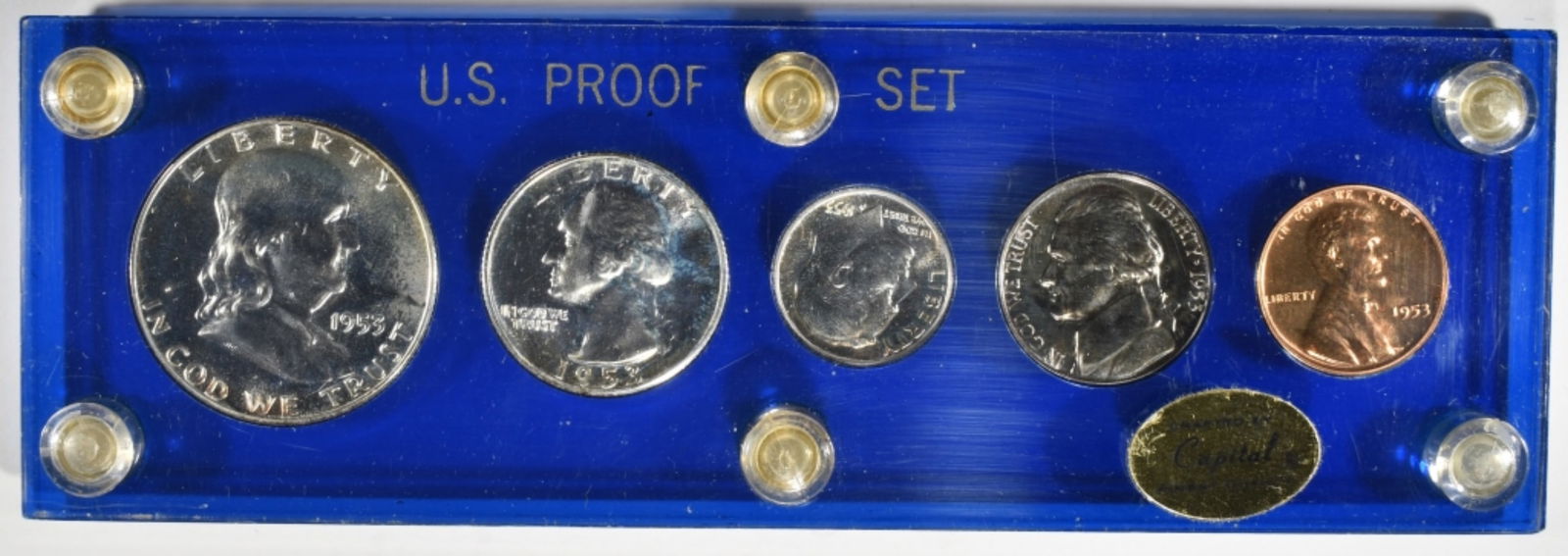 1953 Silver Proof Set in Capital Holder (1 of 2)