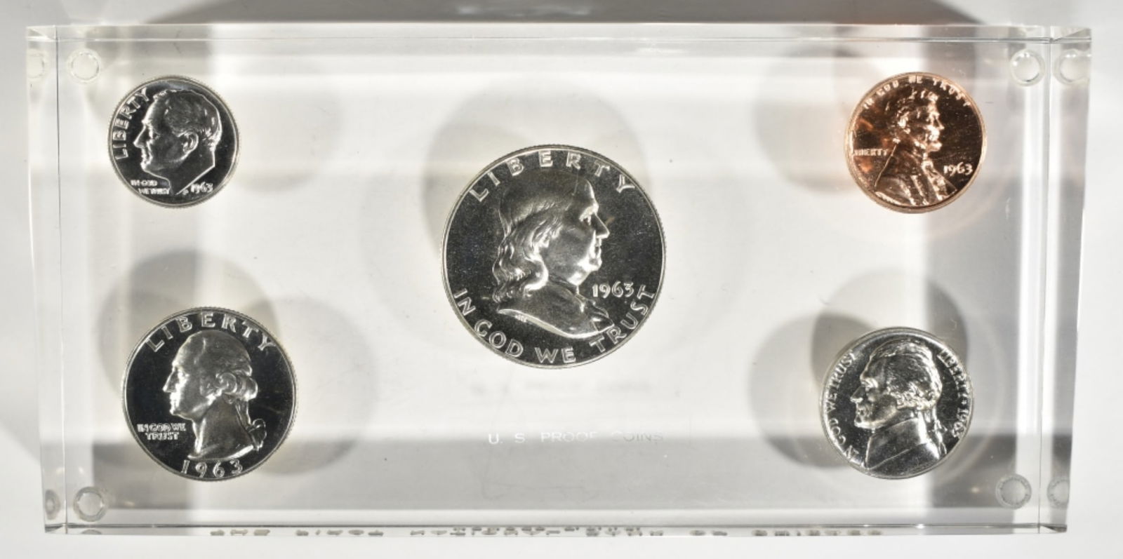 1963 Silver Proof Set in Paper Weight (1 of 3)
