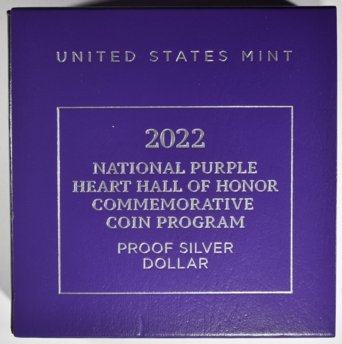 2022 Silver N'tnl Purple Heart Comme Dollar: Follow us on Facebook, Instagram, X, and TikTok.