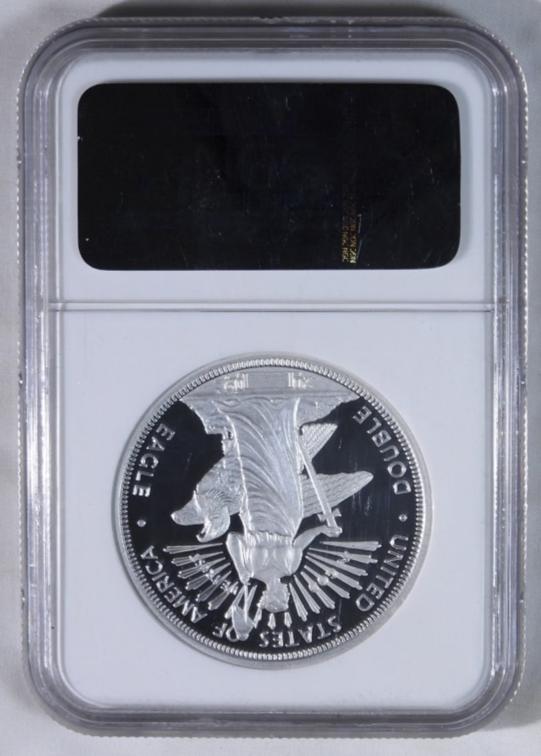 1906 Pattern Double Eagle, NGC 1oz .999 Silver - 2