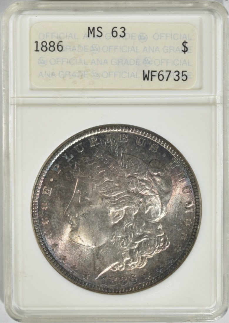 1886 Morgan Dollar, ANA MS-63 (1 of 2)