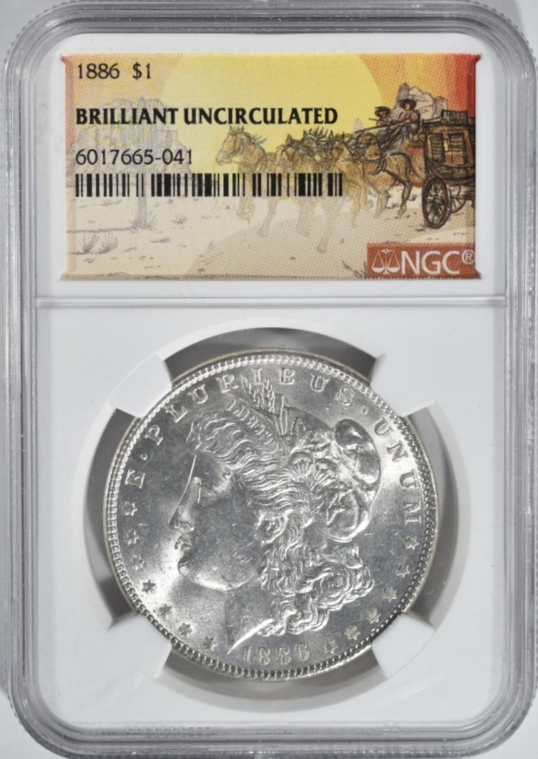 1886 Morgan, NGC BU: Your #1 shop for all things collectible.