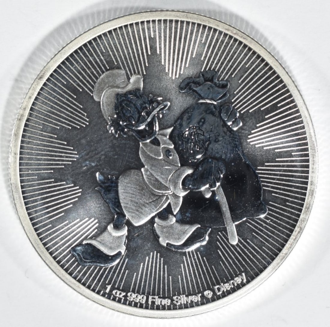 2018 Scrooge McDuck 1oz Silver Round: Top-rated online Auction House.